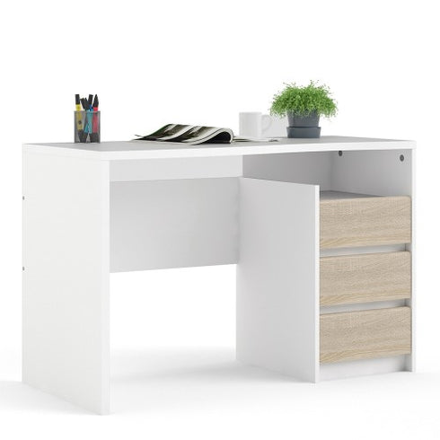 *Function Plus Desk 3 drawers White Oak structure FSC Mix 70 % NC-COC-060652